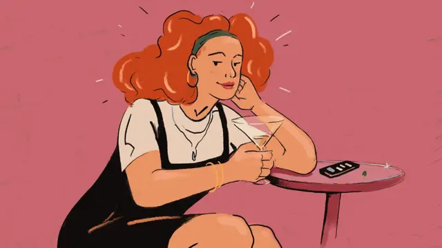 Жінка з келихом