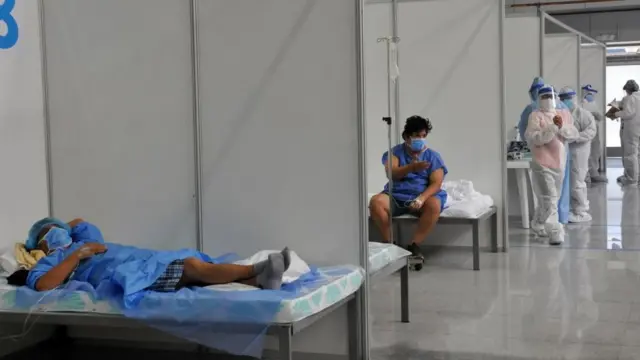 Hospital en Ecuador.