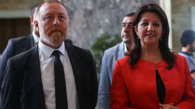 HDP Eş Genel Başkanları Sezai Temelli ve Pervin Buldan