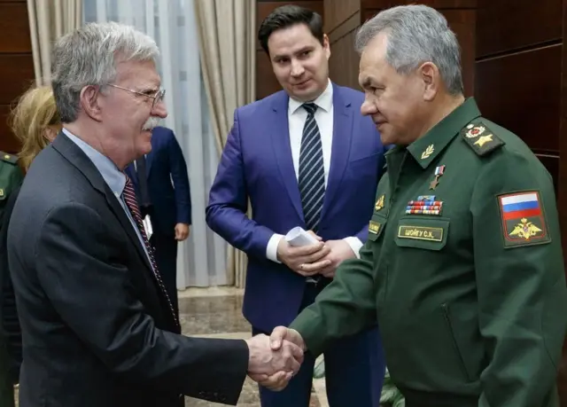 Джон Болтон і Сергій Шойгу