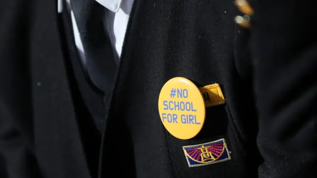 지난 3일 '스쿨 미투 집회'에 나선 학생 참가자