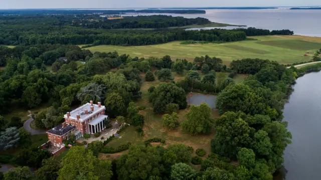 La propiedad de los rusos en Maryland.