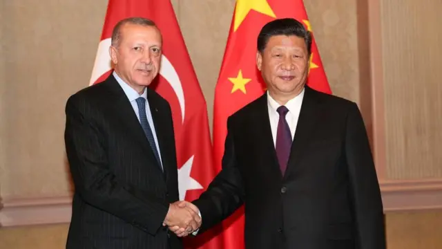 Реджеп Эрдоган и Си Цзиньпин