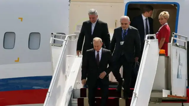 ولادیمیر پوتین امروز وارد تهران شد