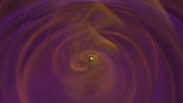 графика НАСА - гравитационные волны