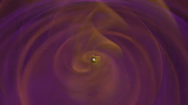 Побачити гравітаційні хвилі неможливо, але так їх уявляють ілюстратори NASA