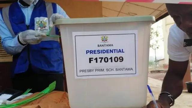 Ndị ọrụ na Gana ntuliaka