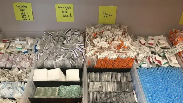 Принадлежности в новом центре Ванкувера