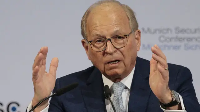 Ветеран немецкой дипломатии и организатор Мюнхенской конференции Вольфганг Ишингер