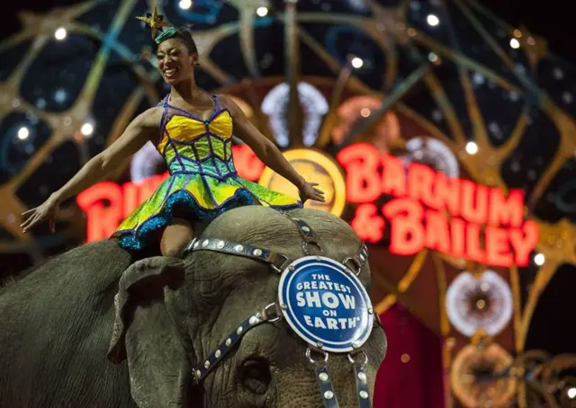 Espectáculo de elefantes de Ringling Bros. and Barnum & Bailey