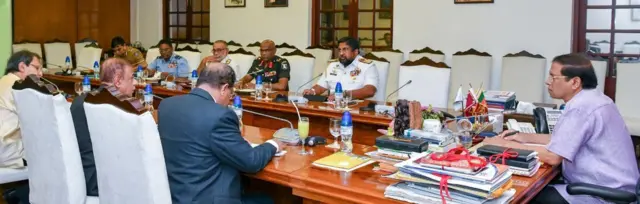 தேசிய பாதுகாப்பு சபைக் கூட்டம்.