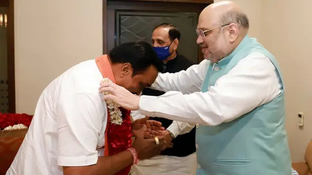 फ़ोटोः जब सीआर पाटील गुजरात बीजेपी के प्रदेश अध्यक्ष बनाए गए थे