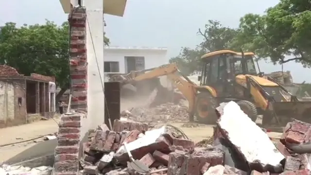 विकास दुबे का घर