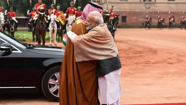 مودی کا استقبال