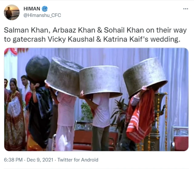 کترینہ کیف، وکی کوشل، سلمان خان