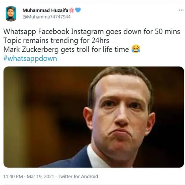 فیس بک واٹس ایپ