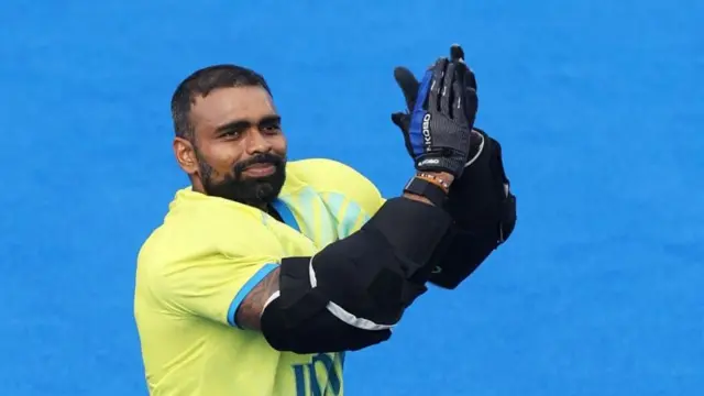 ભારતીય ટીમના ગોલકીપર પીઆર શ્રીજેશ