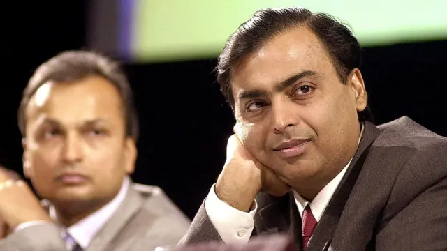 अनिल अंबानी, मुकेश अंबानी