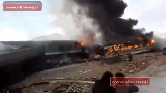 د دوو رېل ګاډو ټکر