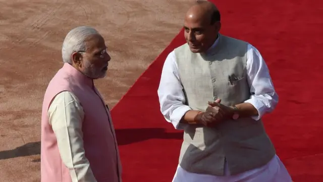 राजनाथ सिंह और नरेंद्र मोदी