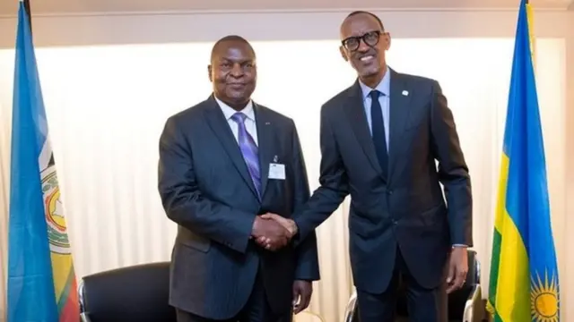 Mu kwezi kwa karindwi mu 2019, Perezida Faustin-Archange Touadéra na we yasuye u Rwanda abonana na mugenzi we Paul Kagame