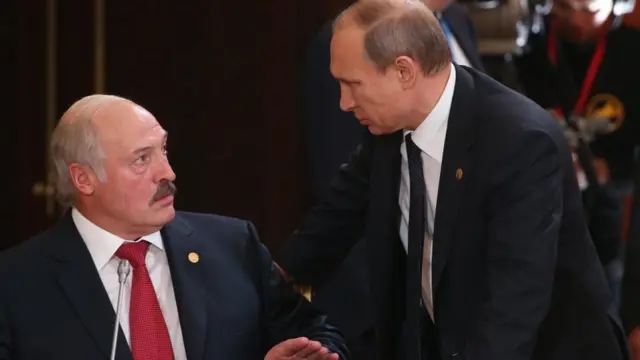 Путин и Лукашенко