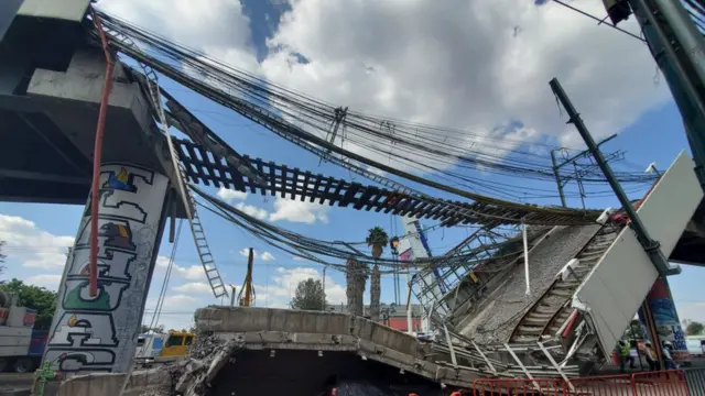 Lugar del accidente de metro