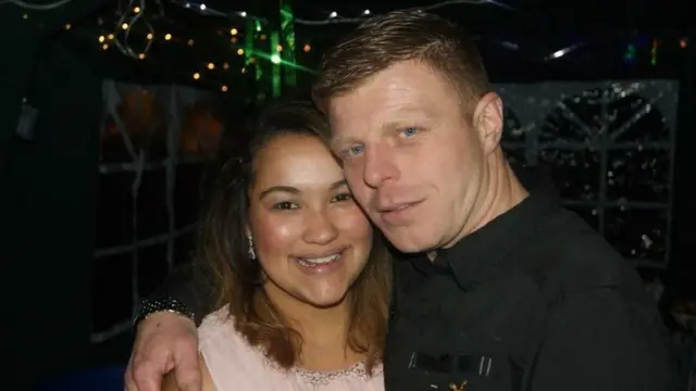 ليلى ابراهيم وزوجها