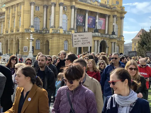 Протест новинара у Хрватској