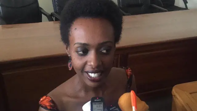 Diane Rwigara aganira n'abanyamakuru