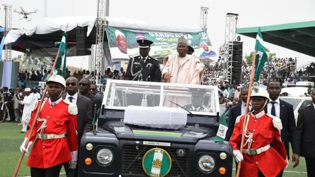 Govnor Abdullahi Ganduje for im inauguration ceremony