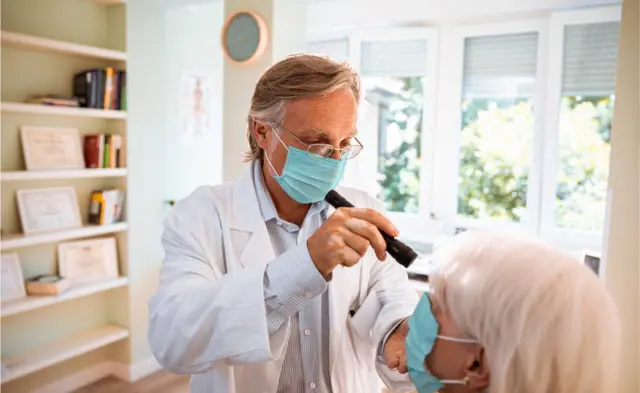 Пациентка на приеме у врача