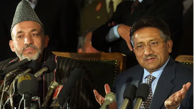 مشرف، حامد کرزئی