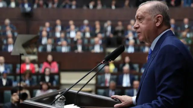 Cumhurbaşkanı ve AKP Genel Başkanı Recep Tayyip Erdoğan
