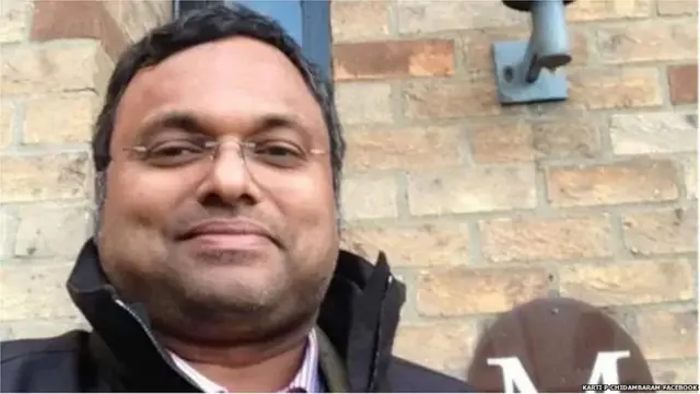 कांग्रेस सांसद कार्ति चिदंबरम