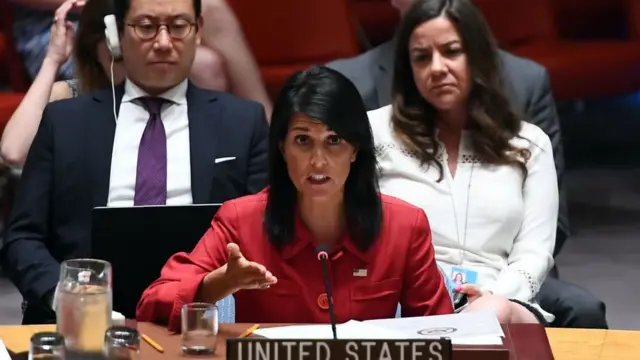 Embaixadora dos EUA na ONU, Nikki Haley