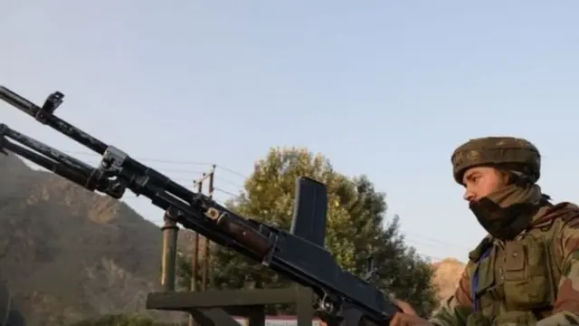 سرحد پر انڈین فوجی