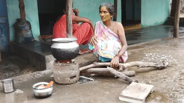 వంట చేస్తున్న మహిళ