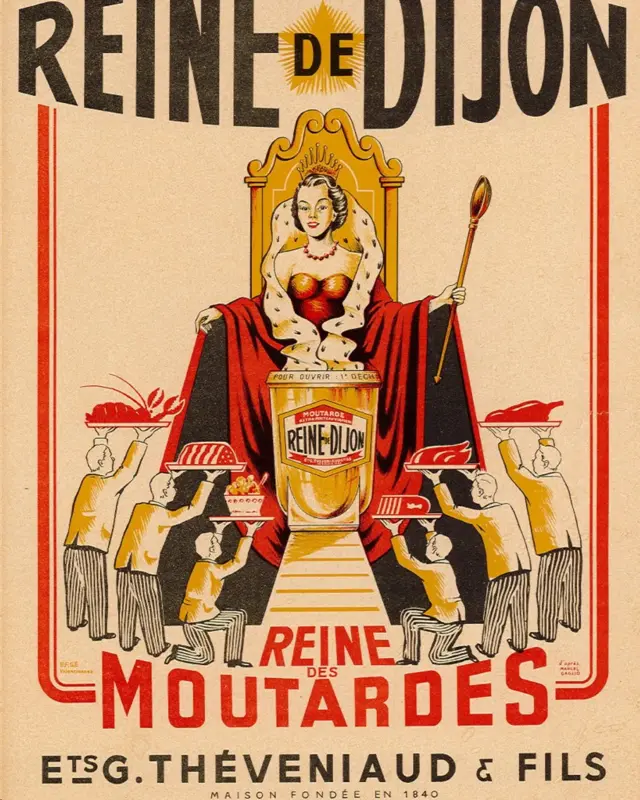 프랑스의 유명 머스타드 생산 업체인 '레인 드 디종'(프랑스어로 '디종의 여왕'이라는 뜻)