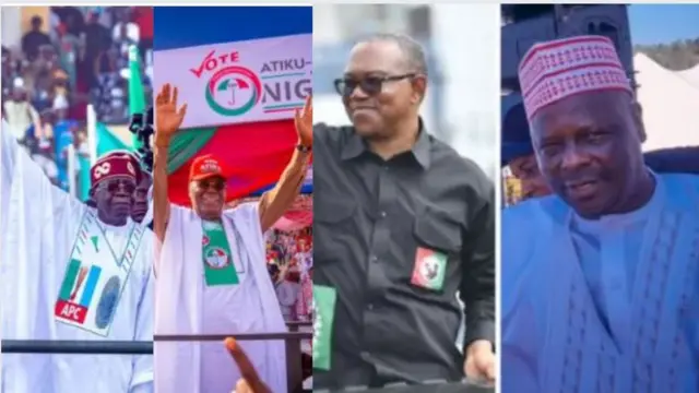 Tinubu, Atiku, Obi ati Kwankwaso