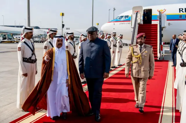 Perezida Tshisekedi kuwa mbere yerekeje i Doha muri Qatar