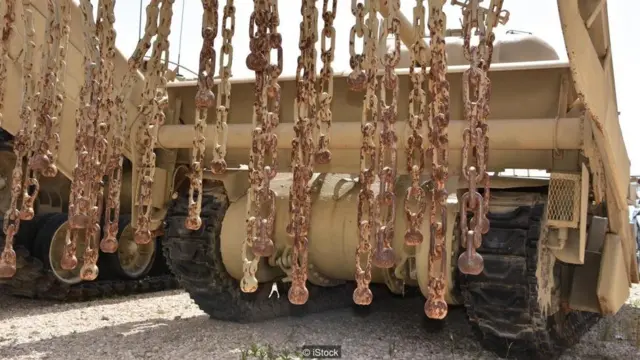 Flails - chain whipped around by a powerful motor - have been an effective method for clearing mines