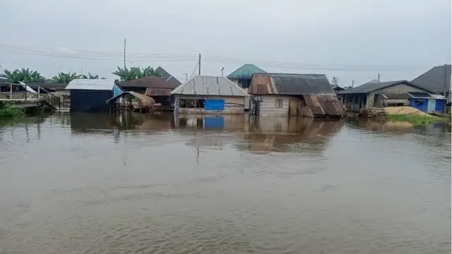 Flood don reach window level for most villages