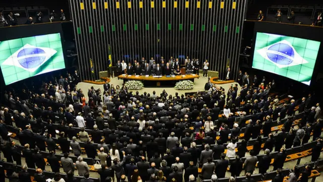 Cerimônia conjunta do Congresso Nacional para a abertura do ano legislativocupom netbet2015.