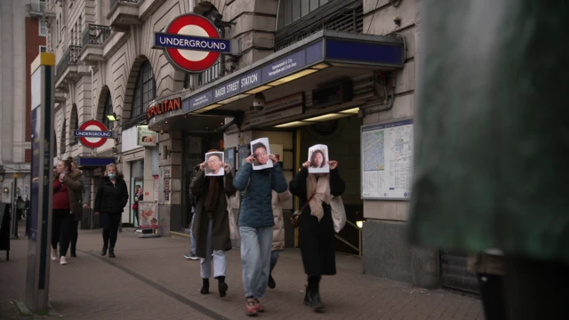 在倫敦的聲援活動