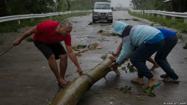 तूफ़ान गोनी, फिलीपींस