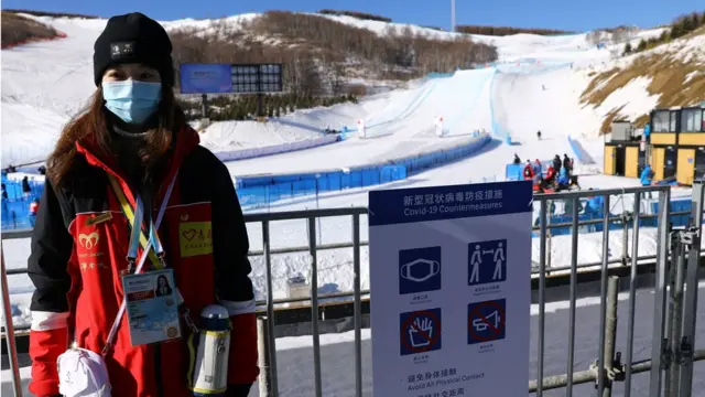 Волонтер на соревнованиях в Китае