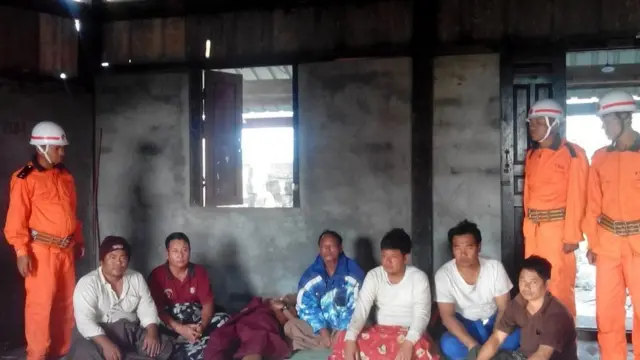 သင်္ဘောပေါ်လိုက်ပါသွားသူ ၂၅ဦးအနက် ၇ဦးကို အသက်ရှင်ရက်ကယ်ဆယ်နိုင်ခဲ့