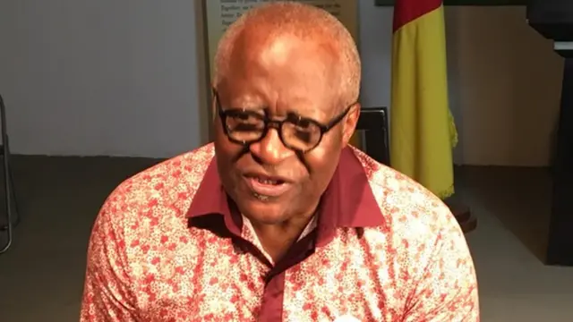 Barrister Akere Muna visit Um Nyobe e grave
