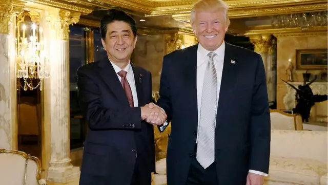 Ông Trump và ông Abe